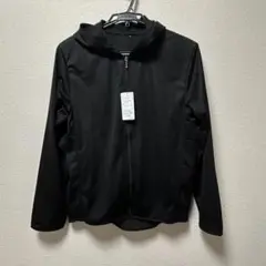 【新品未使用】 UVカットメッシュパーカー 黒 M