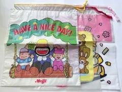 カールおじさん kidorikko ビニール 巾着袋 3枚