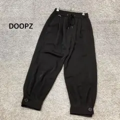 【DOOPZ】カフスイージーパンツ ブラック タック