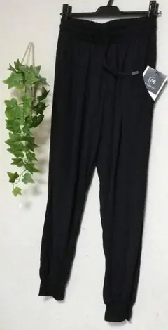 タグ付き 新品 MORGEN SKY ジョガーパンツ Lサイズ ブラック