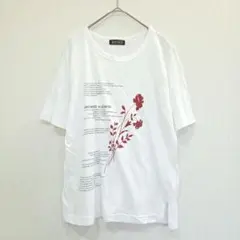 M.I.T CLUB　半袖Tシャツ　サイドスリット　M　綿100%　ホワイト　白