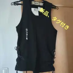 新品未使用黒 Mサイズ タンクトップ 綿100%