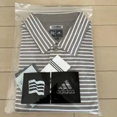 adidas CLIMLITE ストライプポロシャツ Mサイズ　テーラーメイド