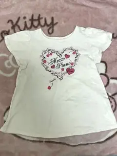mezzopianoメゾピアノ半袖Tシャツハート130キャンディナルミヤ平成女児
