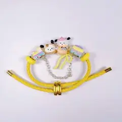 サンリオ ポチャッコ ハンドメイド風 ビーズブレスレット