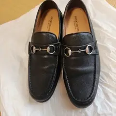 MODELLA VITA ブラックレザー ローファー