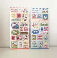 サンリオ ハローキティ 切手風シール 2種SET