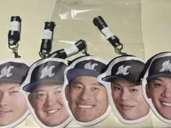 千葉ロッテマリーンズ 顔型ポーチ