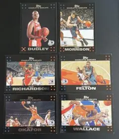 NBA Topps50thAnniversary ボブキャッツ 6枚セット