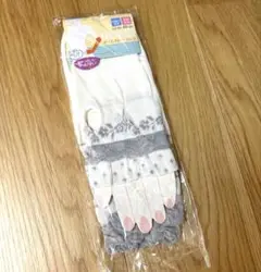 【新品】アームカバーロング 日除け/冷房対策 指先フリー 花柄