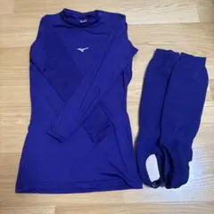 野球　アンダーシャツ　紫　パープル