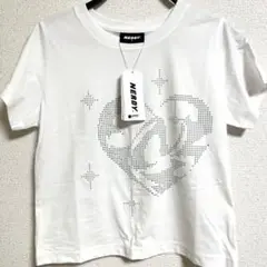 NERDY ハートドットプリント Tシャツ S
