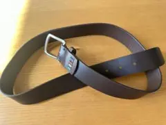 美品⭐︎ポールスミス　メンズ　ダークブラウン レザー ベルト