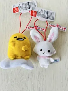 新品 サンリオ キャラクター大賞 マスコット ぐでたま ウィッシュミーメル　2点