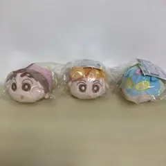 クレヨンしんちゃんぺたんこクリーナーマスコット(ペールトーン) ３種類セット