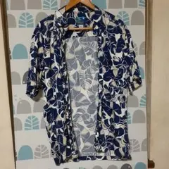 Hawaiian moon 90sレア アロハシャツ ハワイ製 Lサイズ程度