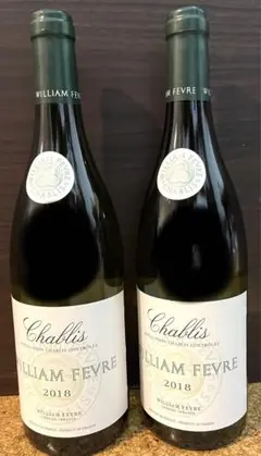 ウィリアム フェーブル シャブリ 2018白ワインフランス750ml 2本セット