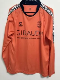 サッカー　GIRAUDM オレンジ 長袖シャツ　Lサイズ