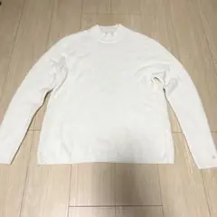 BEAMS ニット　白　Mサイズ　ウール