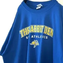ザ ラビット デン SDSU アスレティックス Tシャツ Lブルー 青 古着