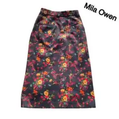 5 Mila Owen ミラオーウェン 花柄 ロングスカート S