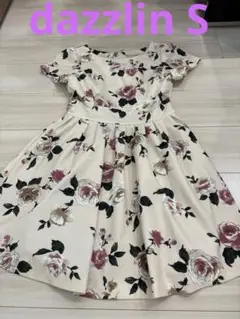dazzlin 花柄　ワンピース Sサイズ