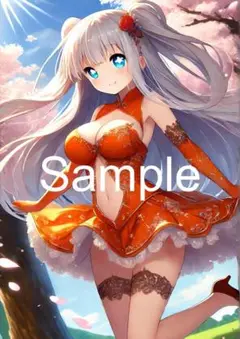 A4サイズアートポスター 1点もの 美女ポスター最高品質 D-S-24