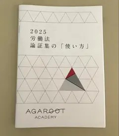 新品未使用！アガルート 労働法 論証集の「使い方」2024 2025年最新】労働法 論証集の人気アイテム - メルカリ