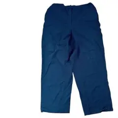 ネイビー ポリエステル パンツ サイズ16