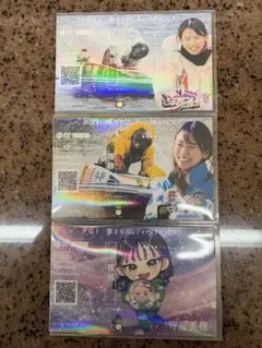 PG1 レディースチャンピオン オリジナル記念舟券 守屋美穂 3枚セット