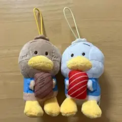 スシロー はぴだんぶいコラボマスコット ペックル 前半後半2体セット