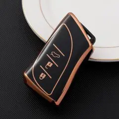 レクサス LEXUS キーケース TPU キーカバー UX/ES/LS/NX 黒