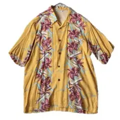 古着 ヴィンテージ Hawaii アロハシャツ 開襟シャツ レーヨン L