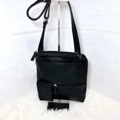 【極美品】Osgoode Marley ショルダーバッグ レザー 黒ブラック