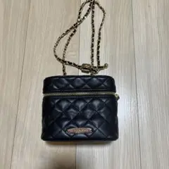 【新品未使用・緩衝材付き】OLIVIA BURTON ブラックキルティングバッグ