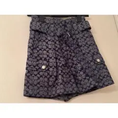 難有り COACH シグネチャー デニム ショートパンツ 公式】COACH – コーチ | シグネチャー デニム ショーツ