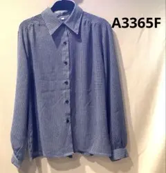 値下げ★チェック柄長袖シャツA3365F
