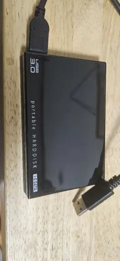 I-O DATA HDPE-UT500 ポータブルハードディスク 500GB