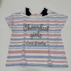 ストライプ柄Tシャツ 90サイズ