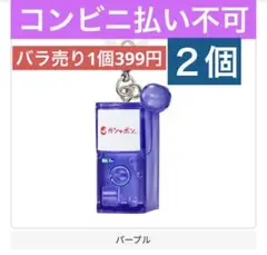 めじるしアクセサリー ガシャポン　パープル2個