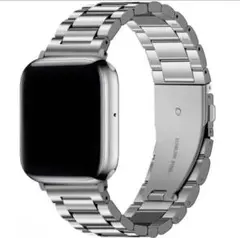 Apple Watch バンド 42/44mm シルバー ステンレス