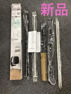 ニトリ シンプルで頑丈なシングルハンガーラック ミーク ブラック