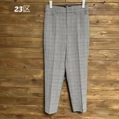 ♦︎【23区 】オンワード樫山 チェック柄 スラックス オフィスカジュアル S
