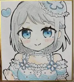 手描きイラスト/学園アイドルマスター/学マス/葛城リーリヤ/アナログイラスト