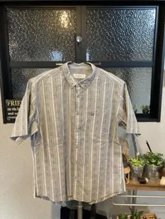 美品！Golden Bear 半袖シャツ Lサイズ グレー系