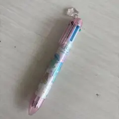 あべのべあ 6色ボールペン ピンク
