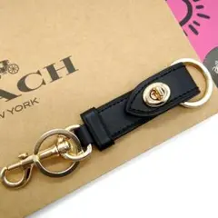 新品 COACH キーホルダー キーリング レディース