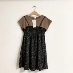新品 b.room ワンピース 110cm ビールーム　ドッキングワンピース