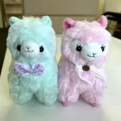 【美品】Alpacasso アルパカぬいぐるみ 2体セット