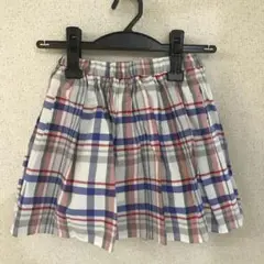 タグ付き　新品　110〜120センチ　チェックスカート　グローバルワーク